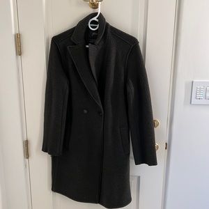 Jcrew olive green womens peacoat size 4. Worn 2x!